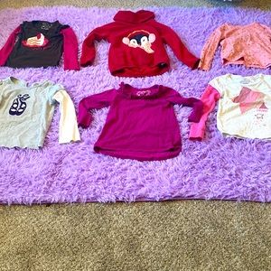 Closet Close Out!! Make an offer -Girls 4T lot of long sleeve shirts